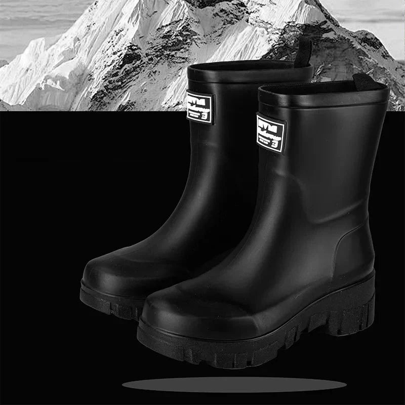 Waterproof Rubber Ankle Boots