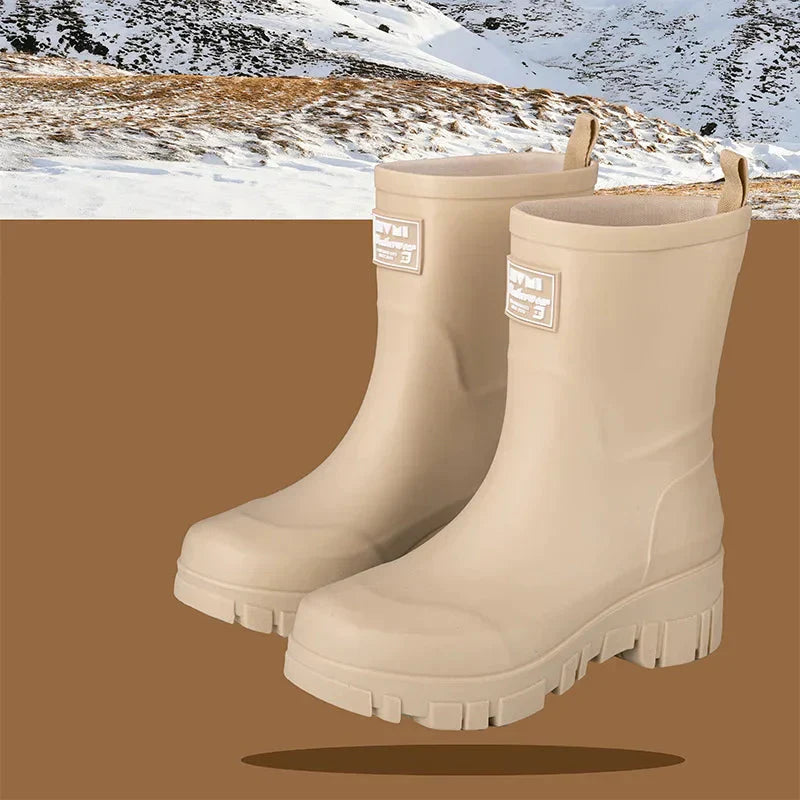 Waterproof Rubber Ankle Boots