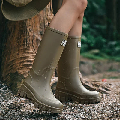 Waterproof Rubber Ankle Boots
