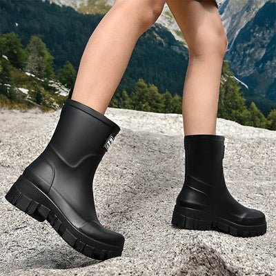 Waterproof Rubber Ankle Boots
