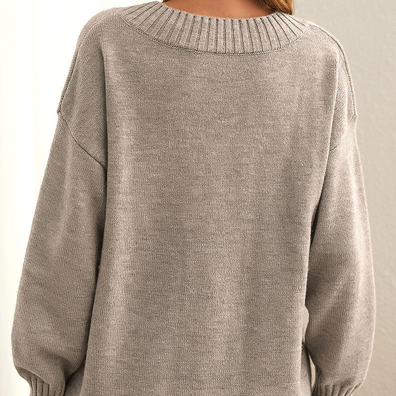 Cozy Elegant V-Neck Sweater