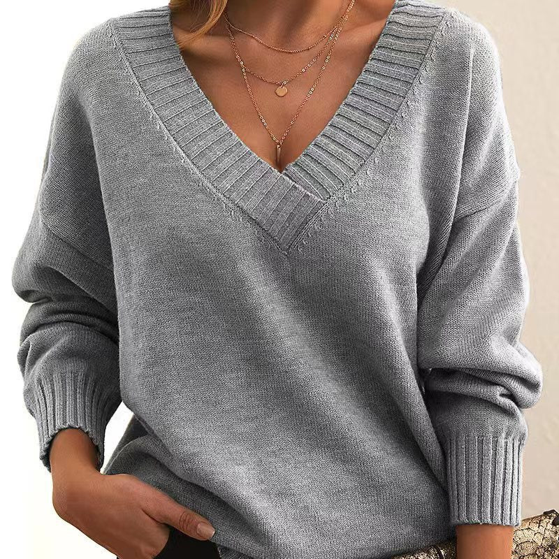 Cozy Elegant V-Neck Sweater