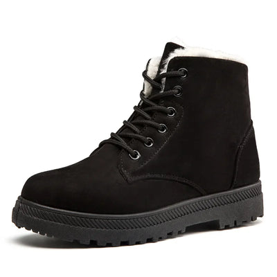Warm Flat Heel Snow Boots