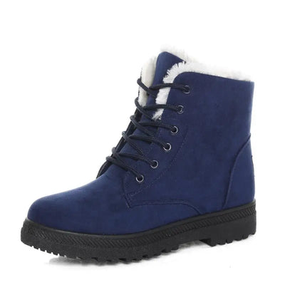 Warm Flat Heel Snow Boots