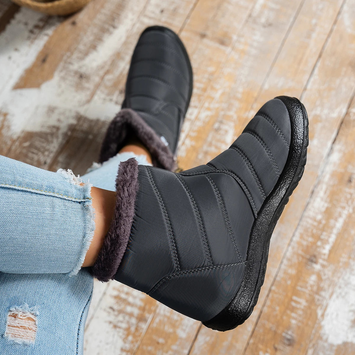 Waterproof Cotton Boots