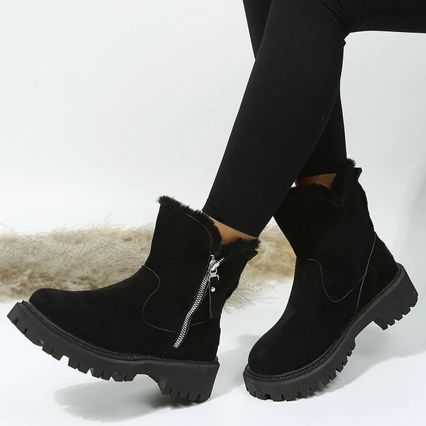 Faux Suede Boots