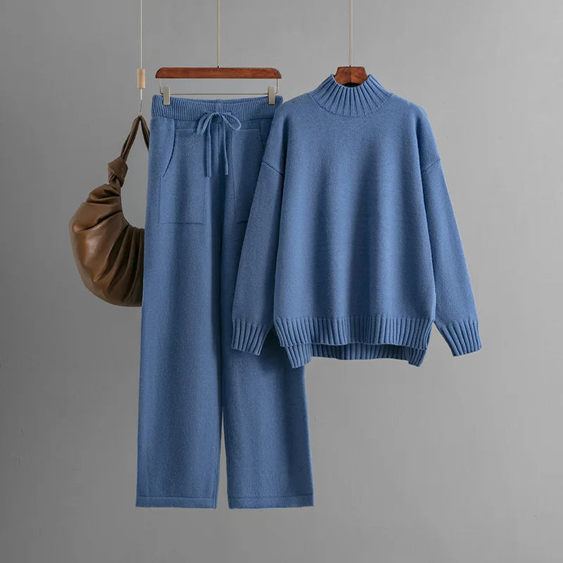 Knitted Loungewear 2-Piece Set
