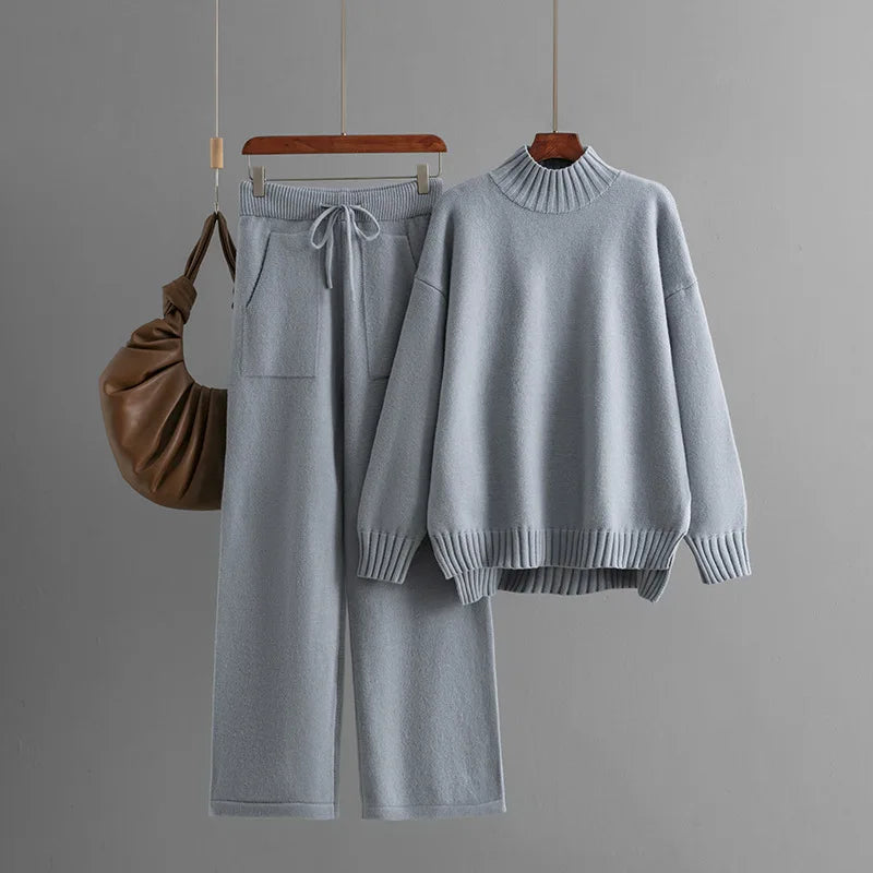 Knitted Loungewear 2-Piece Set