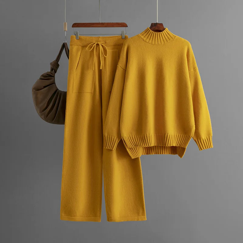 Knitted Loungewear 2-Piece Set