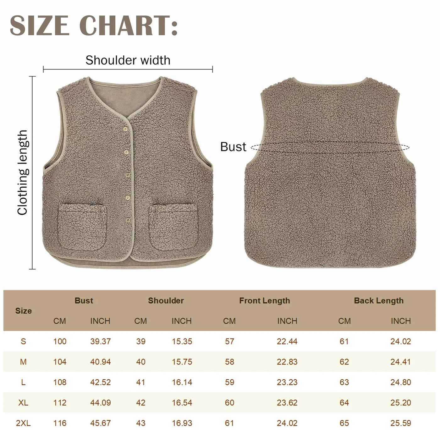 Teddy Fleece Vest