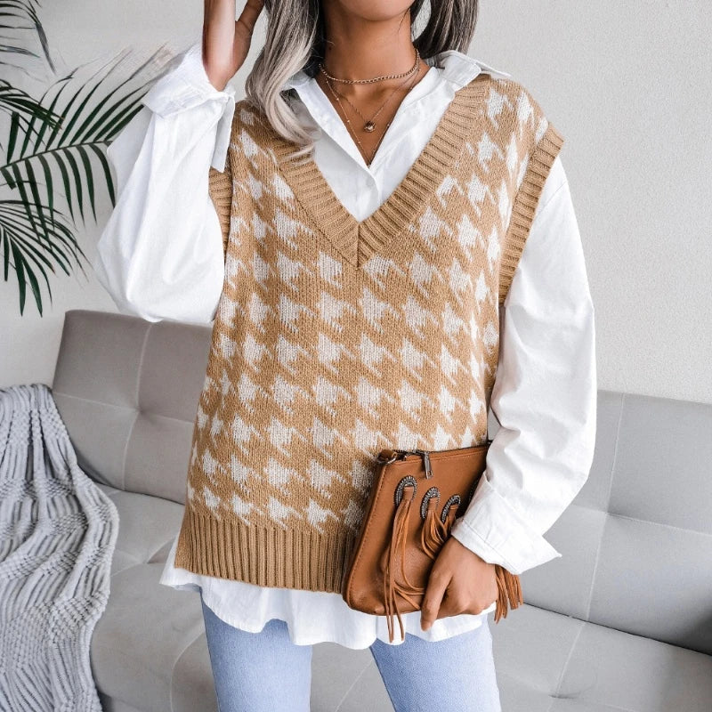 Knitted Sweater Vest
