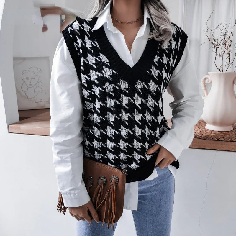Knitted Sweater Vest