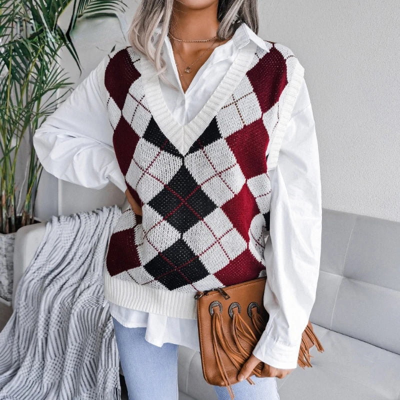 Knitted Sweater Vest