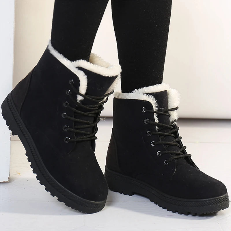 Warm Fur-Lined Boots