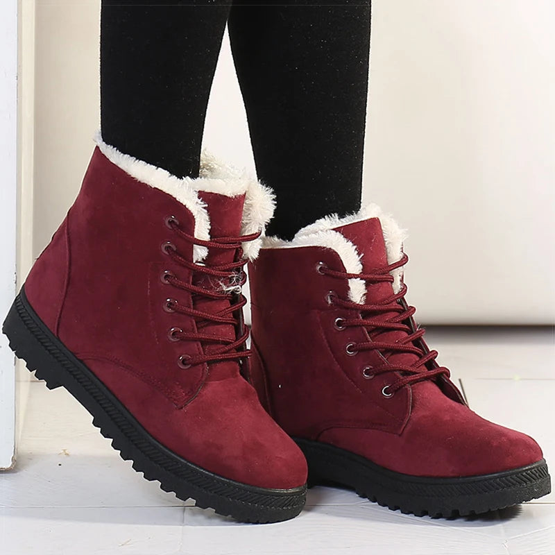Warm Fur-Lined Boots