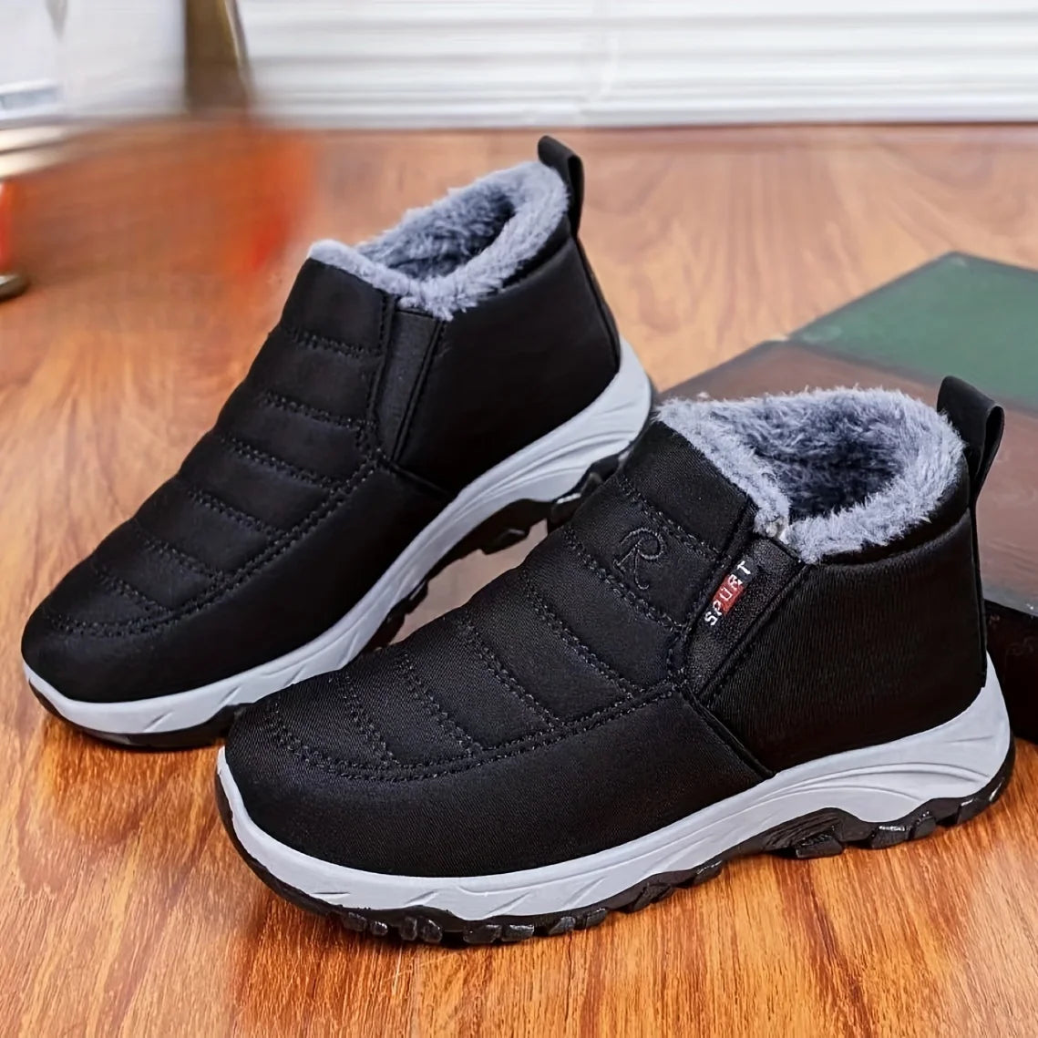 Waterproof Fleece Ankle Snow Boots