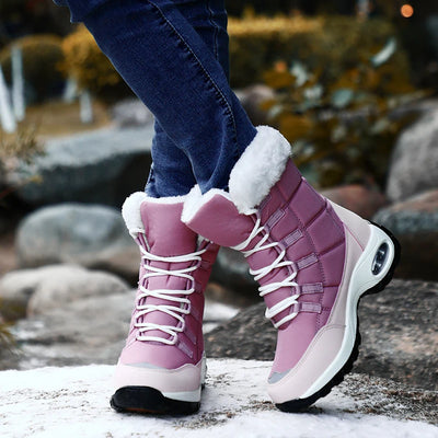 Waterproof Lace-Up Winter Boots