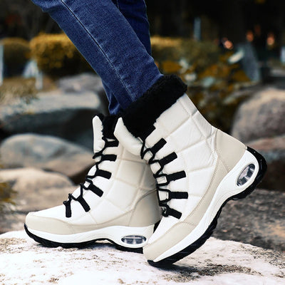 Waterproof Lace-Up Winter Boots