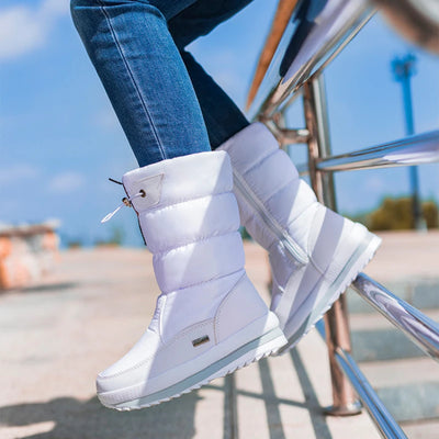 Waterproof Mid-Calf Snow Boots