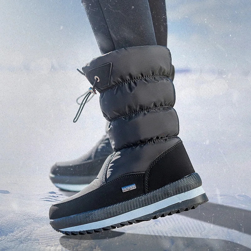 Waterproof Mid-Calf Snow Boots