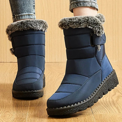 Waterproof Winter Boots with Fur Lining