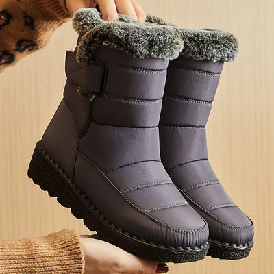 Waterproof Winter Boots with Fur Lining
