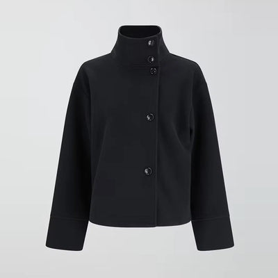 Winter Wool Cape Collar Coat