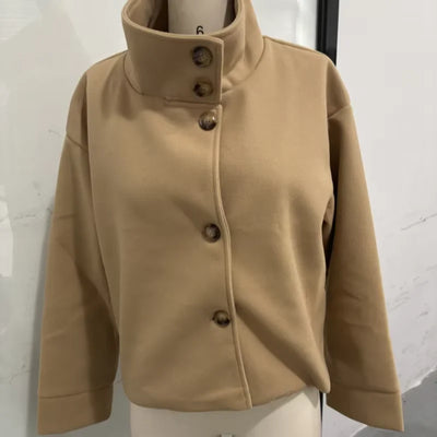 Winter Wool Cape Collar Coat