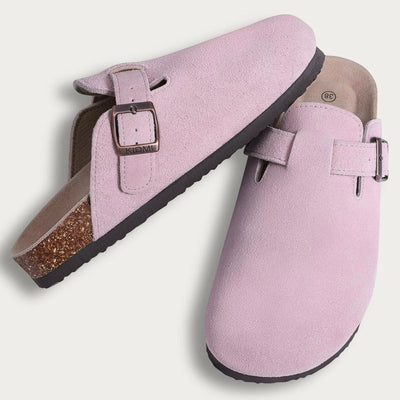 Suede Mules